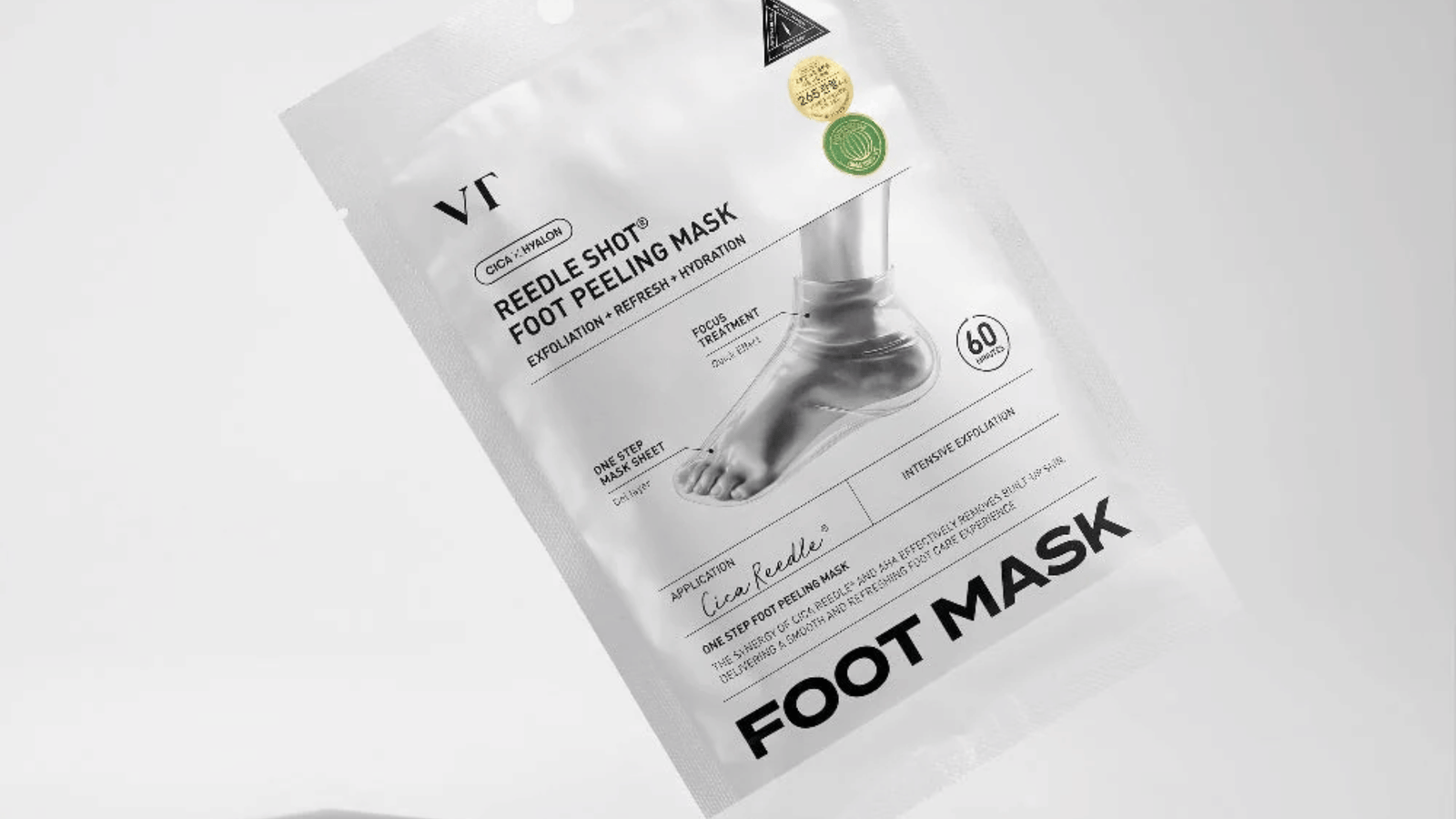 VT Reedle Shot Foot Peeling Mask – exfolierande och återfuktande fotmask för torra fötter