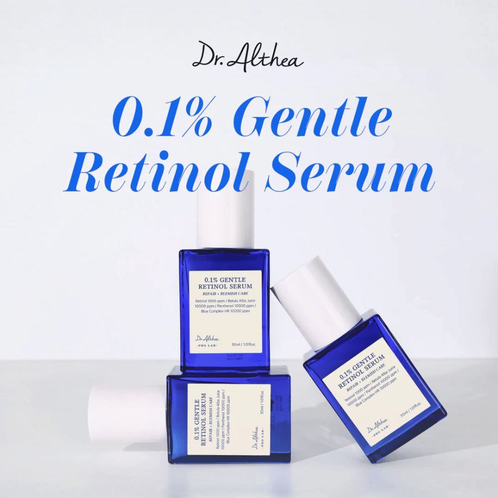 Εικόνα του Dr. Althea 0.1% Gentle Retinol Serum – ένας απαλός αλλά αποτελεσματικός ορός που φροντίζει το δέρμα, μειώνει τις ρυτίδες και προάγει τη νεανική λάμψη.