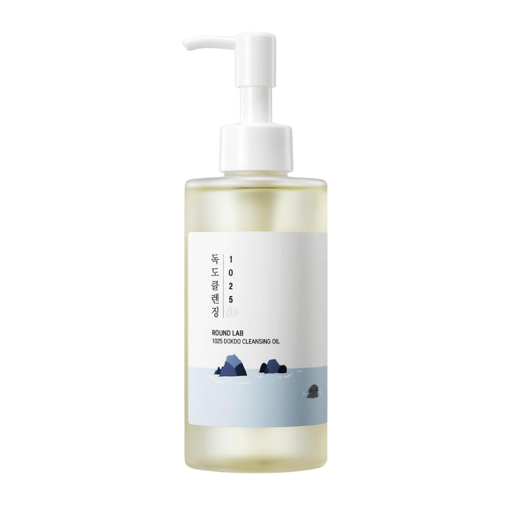 Κορεάτικο cleansing oil για ευαίσθητο δέρμα από Round Lab που προσφέρει βαθύ καθαρισμό και μια φρέσκια, ενυδατωμένη αίσθηση