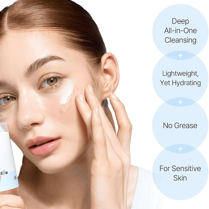 Καθαριστικό προσώπου από Round Lab με cleansing oil βαθιάς δράσης που καθαρίζει απαλά τους πόρους χωρίς να αφήνει λιπαρό φιλμ