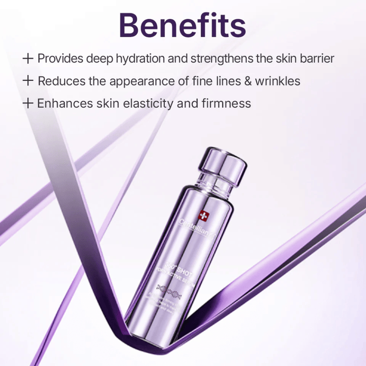 Centellian24 360º Shot PDRN Active Serum – έντονα ενυδατικός και συσφικτικός ορός που ενισχύει το φράγμα του δέρματος, μειώνει τις λεπτές γραμμές και βελτιώνει τη σταθερότητα και τη λάμψη του δέρματος.
