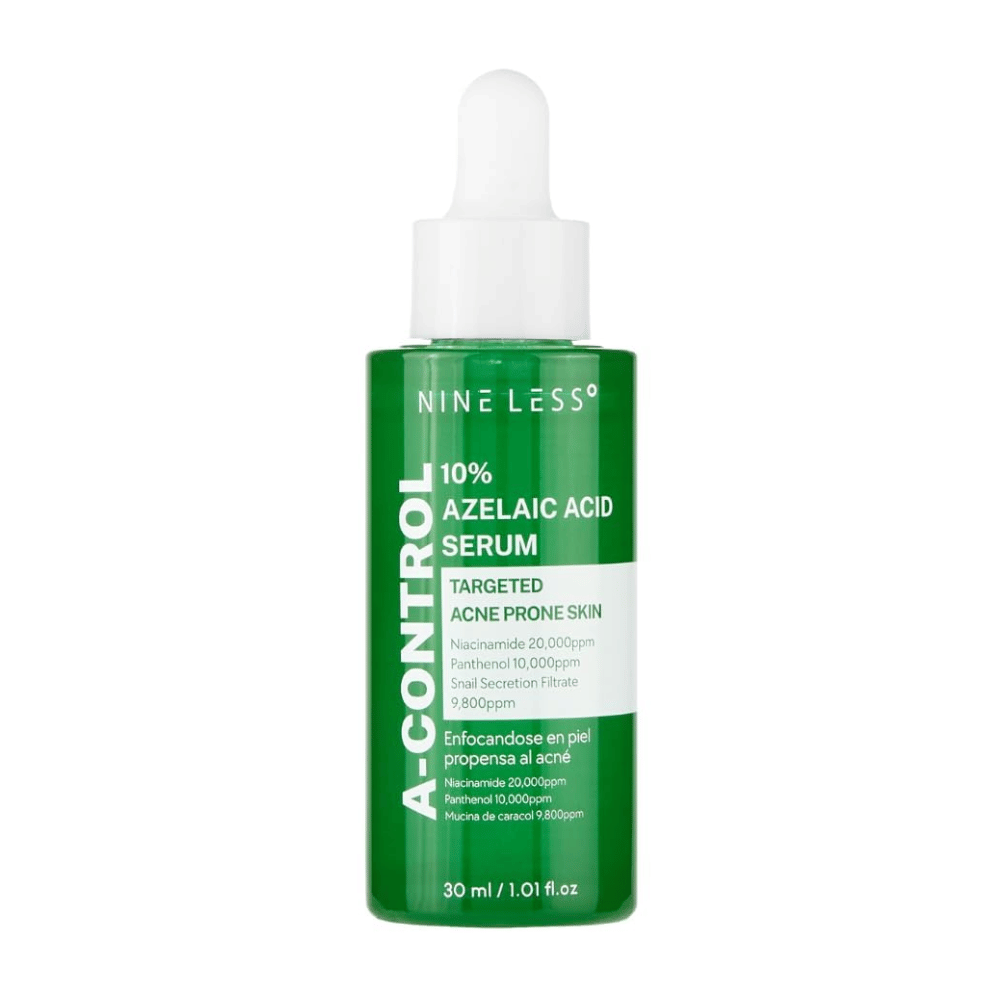 
NINELESS 10% Azelaic Το Acid Serum είναι μια στοχευμένη θεραπεία για δέρμα με τάση ακμής. Διαμορφωμένο με αζελαϊκό οξύ, νιασιναμίδη και πανθενόλη, μειώνει την ερυθρότητα και εξομαλύνει τον τόνο του δέρματος ενώ ενυδατώνει και προστατεύει το φραγμό του δέρματος.