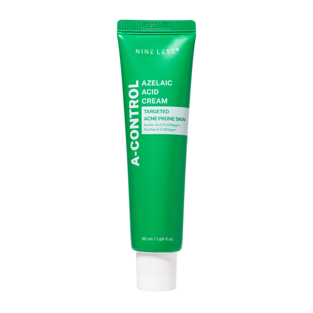 NINELESS A-Control Azelaic Acid Cream κρέμα προσώπου – κορεάτικη κρέμα με αζελαϊκό οξύ που βοηθά στη μείωση των ατελειών, καταπραΰνει το δέρμα και βελτιώνει την υφή του δέρματος.