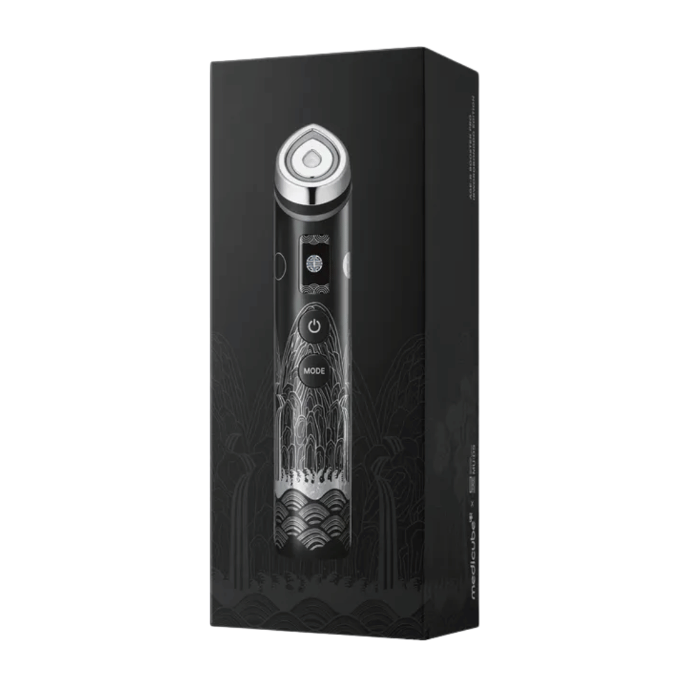 Medicube AGE-R Booster Pro APEC Edition συσκευή προσώπου που διεγείρει το δέρμα, αυξάνει την απορρόφηση του ορού και προσφέρει πιο σφριγηλό, πιο λαμπερό δέρμα.
