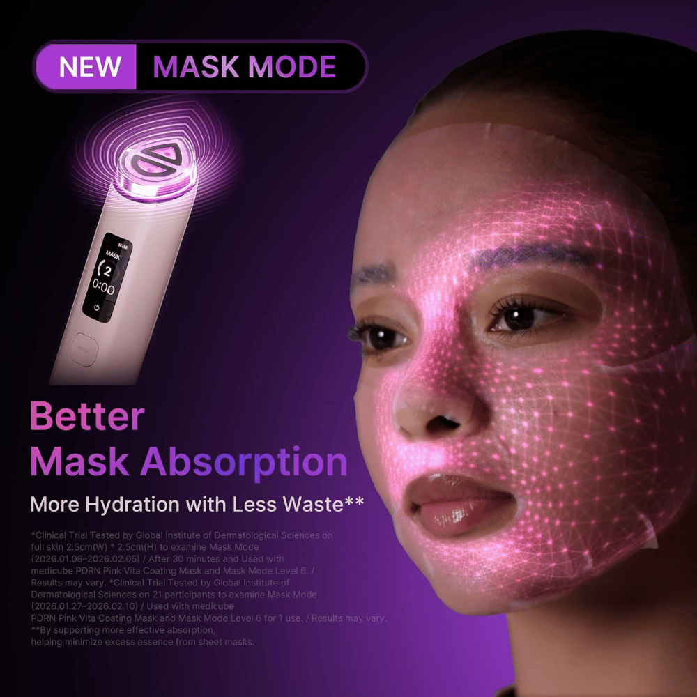 medicube AGE-R Booster Pro X2 Mask Mode για βελτιωμένη απορρόφηση μασκών προσώπου και αυξημένη ενυδάτωση