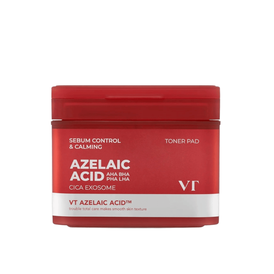Εικόνα προϊόντος του VT Azelaic Acid Cica Exosome Toner Pad - καθημερινή ήπια απολέπιση που μειώνει το σμήγμα και καταπραΰνει το δέρμα.