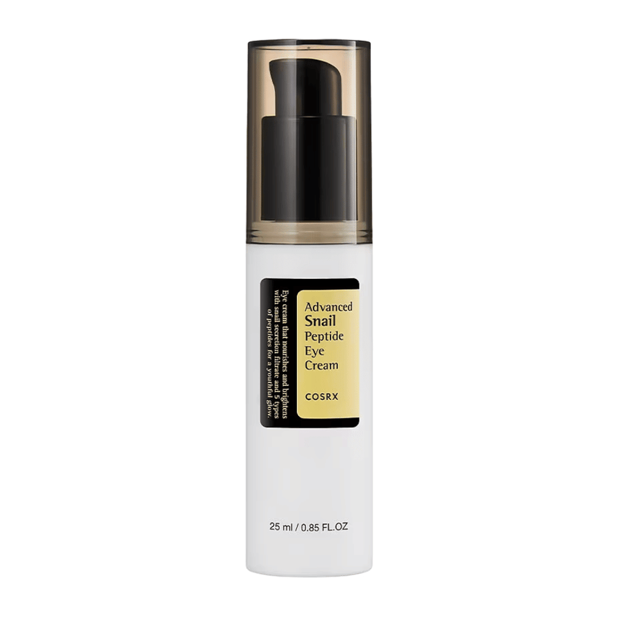 COSRX Advanced Snail Peptide Eye Cream 25 ml – κορεάτικη κρέμα ματιών με βλέννα σαλιγκαριού και σύμπλεγμα πεπτιδίων κατά των ρυτίδων και των μαύρων κύκλων