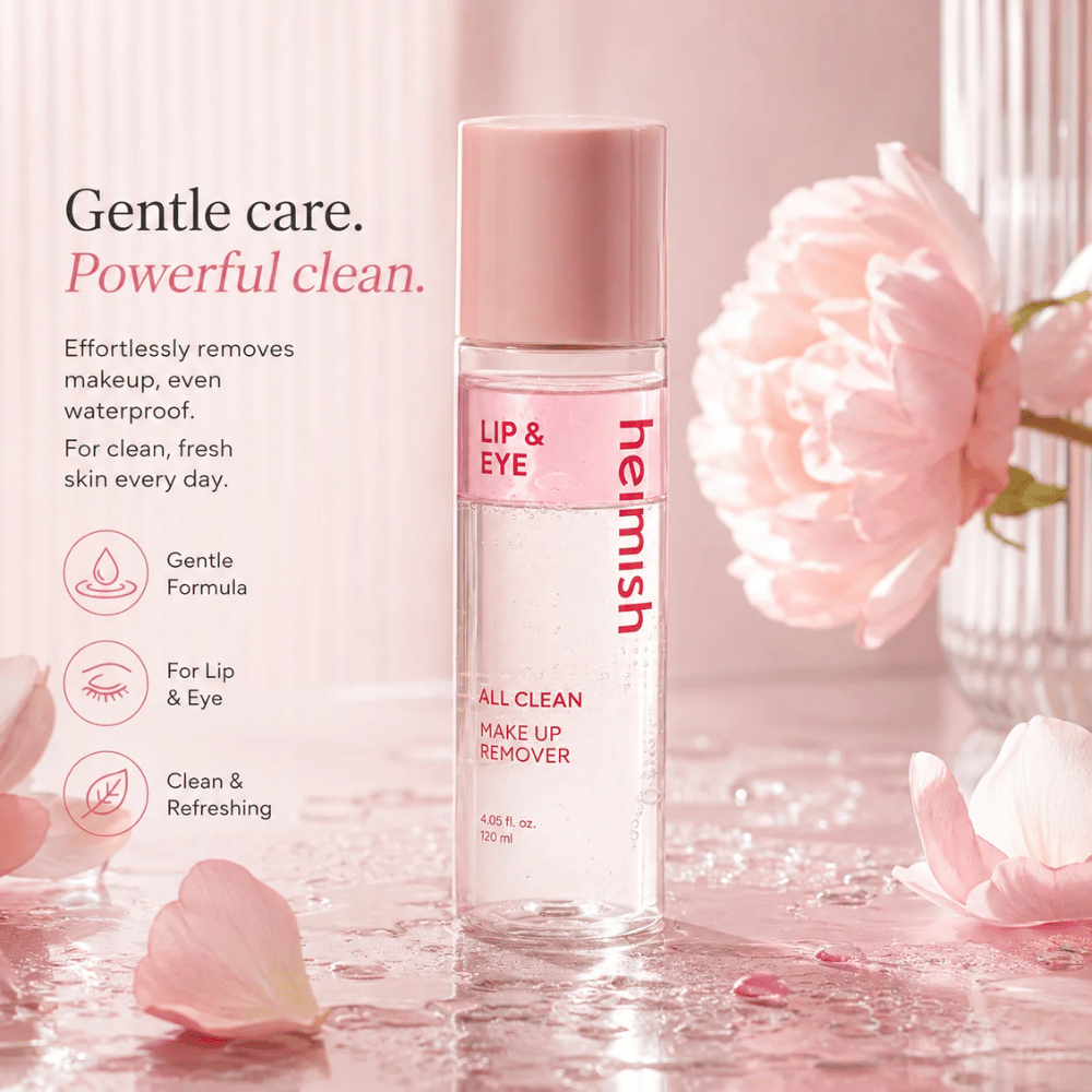 heimish All Clean Makeup Remover για απαλή αφαίρεση μακιγιάζ ματιών και χειλιών με διφασική σύνθεση