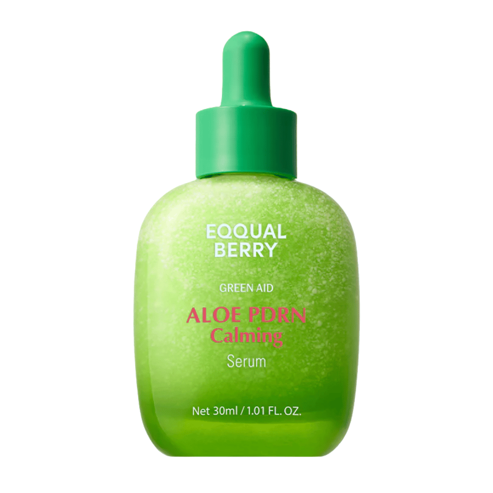 Εικόνα προϊόντος στο EQQUALBERRY Aloe PDRN Calming Serum 30 ml – κορεάτικος ορός προσώπου με αλόη και PDRN για ενυδάτωση και αποκατάσταση του δέρματος.