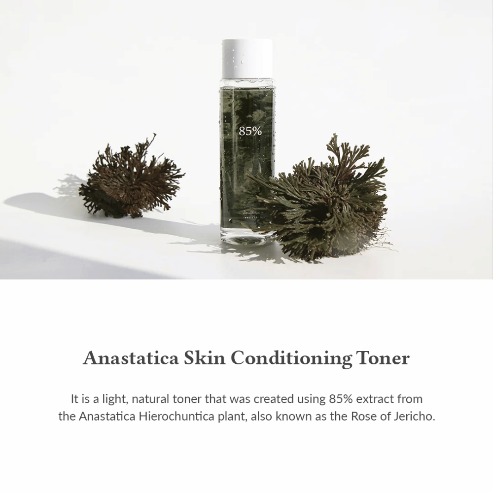 Anastatica Skin Conditioning Toner είναι ένα ελαφρύ και φυσικό νερό προσώπου με 85% εκχύλισμα από την Αναστάτικα Ιεροχούντικα - επίσης γνωστή ως το ρόδο της Ιεριχούς. Ενυδατώνει, καταπραΰνει και εξισορροπεί αποτελεσματικά το δέρμα.