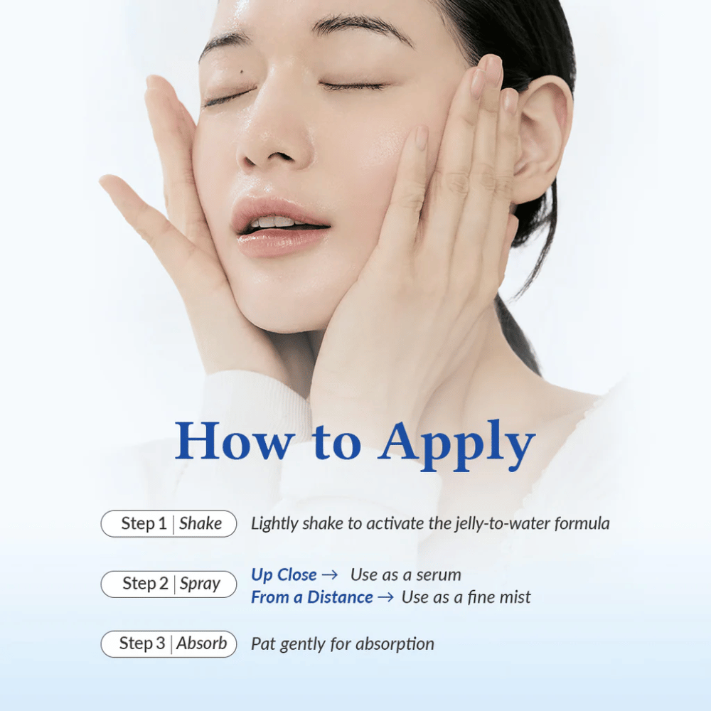 Dr. Althea Aqua Marine Jelly Mist – πώς εφαρμόζεται το προϊόν στη ρουτίνα προσώπου για ενυδατωμένο και γεμάτο όγκο δέρμα