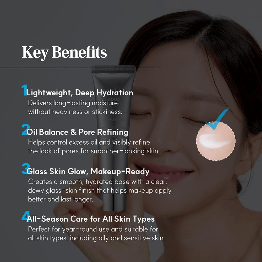 S.NATURE Aqua Squalane Moisturizing Cream προσφέρει βαθιά ενυδάτωση, ενισχύει τον επιδερμικό φραγμό και είναι κατάλληλο για όλους τους τύπους δέρματος, ακόμη και για ευαίσθητη επιδερμίδα.