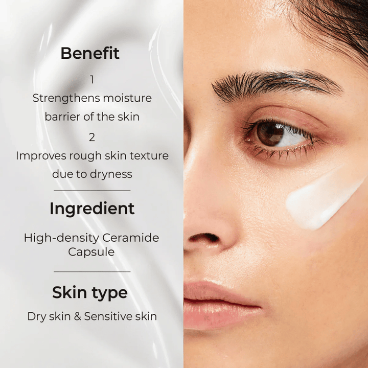 AESTURA Atobarrier 365 Lotion ενισχύει το φράγμα υγρασίας του δέρματος, βελτιώνει το ξηρό δέρμα και περιέχει κάψουλες κεραμιδίων για ευαίσθητο δέρμα.