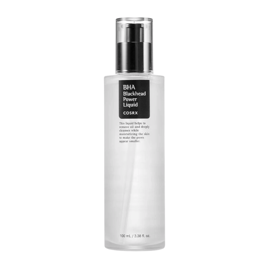 COSRX BHA Blackhead Power Liquid 100 ml – θεραπεία προσώπου μείωσης πόρων με BHA για πιο καθαρό δέρμα και ομαλότερη υφή δέρματος.