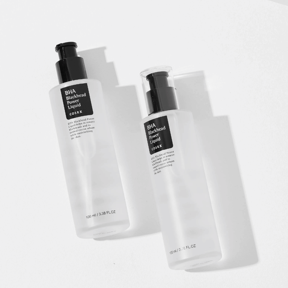 COSRX BHA Blackhead Power Liquid απολέπιση – αποτελεσματική θεραπεία κατά των μαύρων στιγμάτων και φραγμένων πόρων για λιπαρό και μικτό δέρμα.