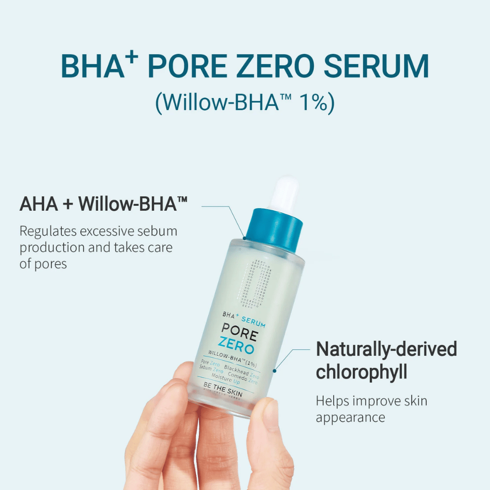 Be The Skin BHA+ Pore Zero Serum με Willow-BHA και φυσική χλωροφύλλη