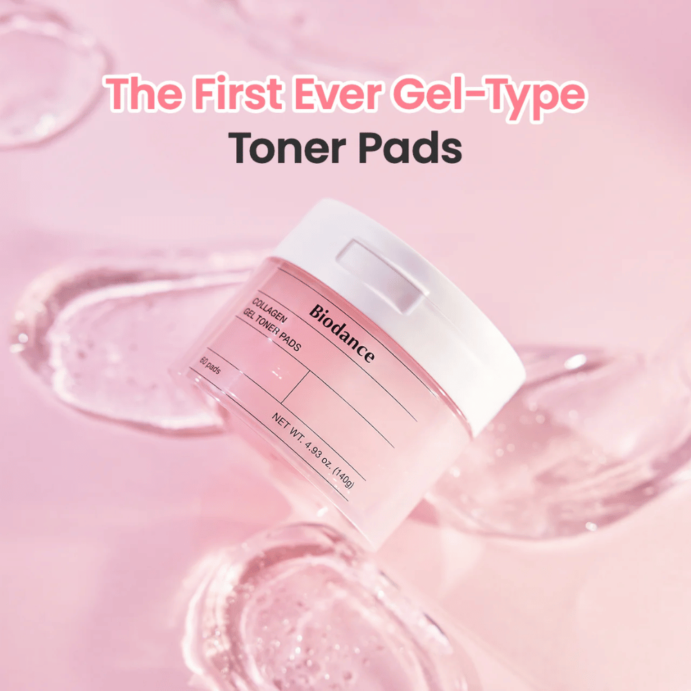 Biodance Collagen Gel Toner Pads είναι τα πρώτα pads τονωτικής γέλης που ενυδατώνουν και εξομαλύνουν το δέρμα. Ιδανικό για μια γρήγορη και εύκολη ρουτίνα περιποίησης που προσφέρει λάμψη και βελτιώνει τη δομή του δέρματος.