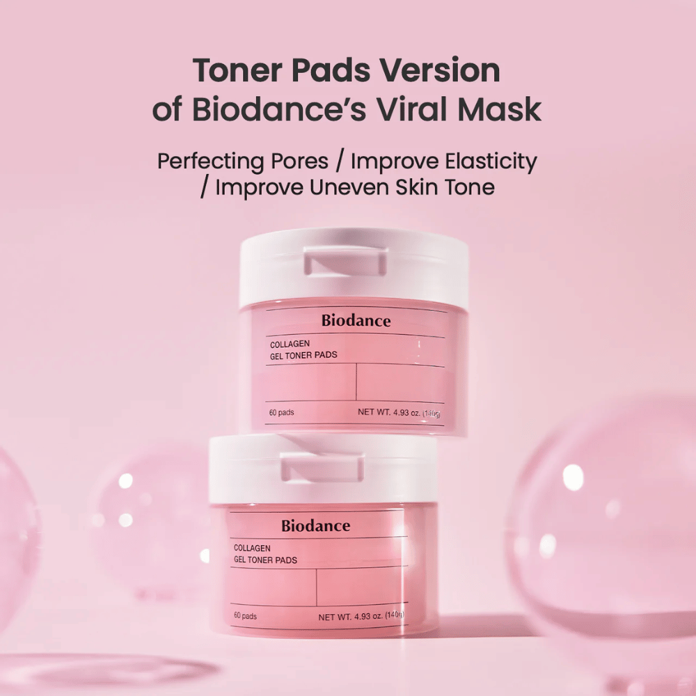 Biodance Collagen Gel Toner Pads συνδυάζει κολλαγόνο και θρεπτικά συστατικά για να βελτιώσει τους πόρους, να βελτιώσει την ελαστικότητα του δέρματος και να εξομαλύνει τον τόνο της επιδερμίδας. Ιδανικό για καθημερινή ανανέωση και λαμπερό δέρμα.