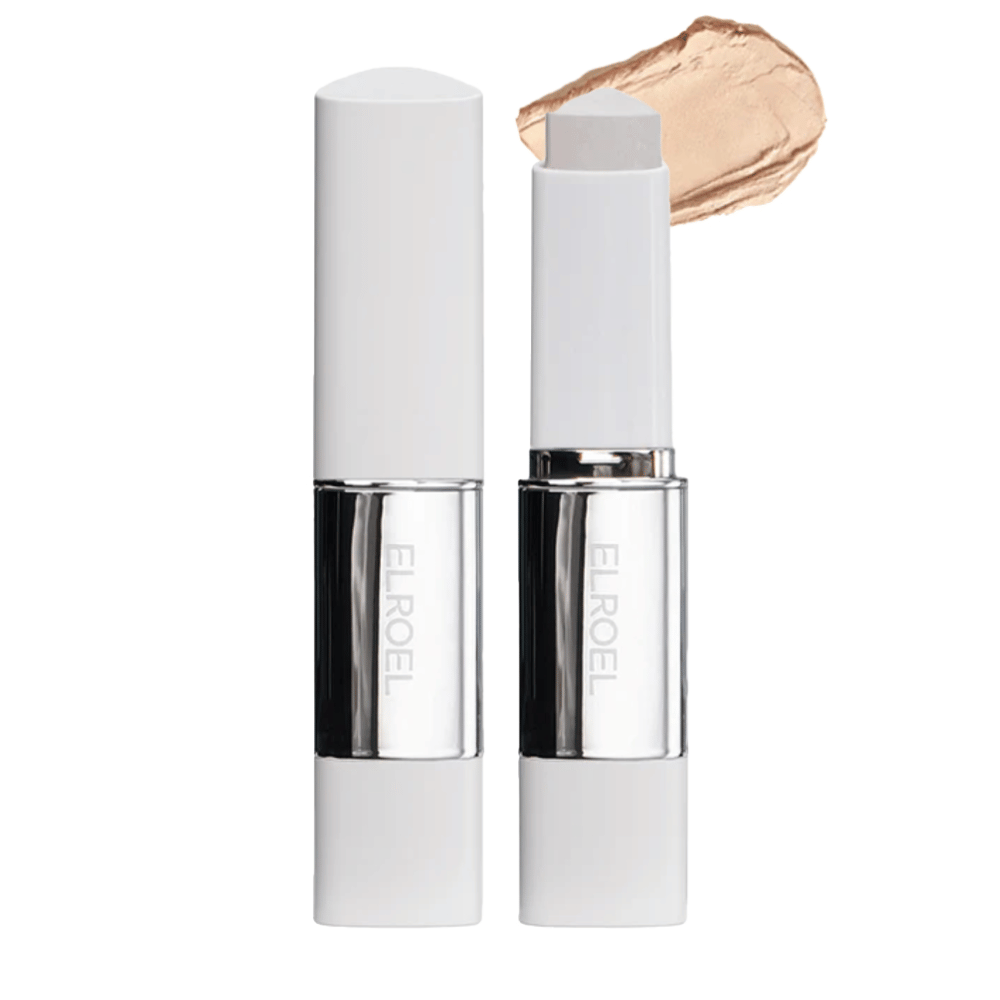 ELROEL Blanc Cover Cream Stick concealer σε μεσαία απόχρωση, κρεμώδης φόρμουλα που λιώνει στο δέρμα για ομοιόμορφο αποτέλεσμα.