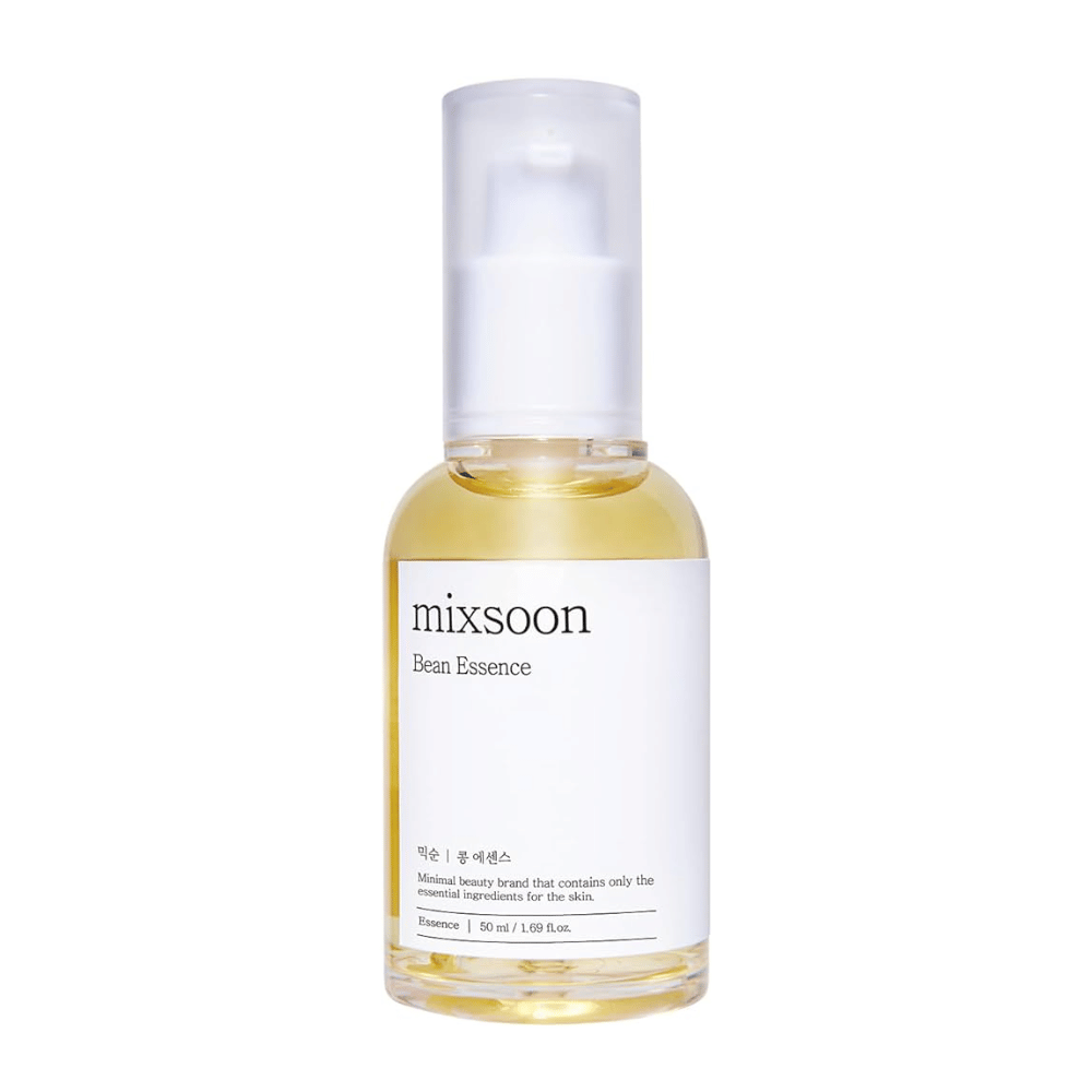 mixsoon Bean Essence-μπουκάλι σε λευκό φόντο.
