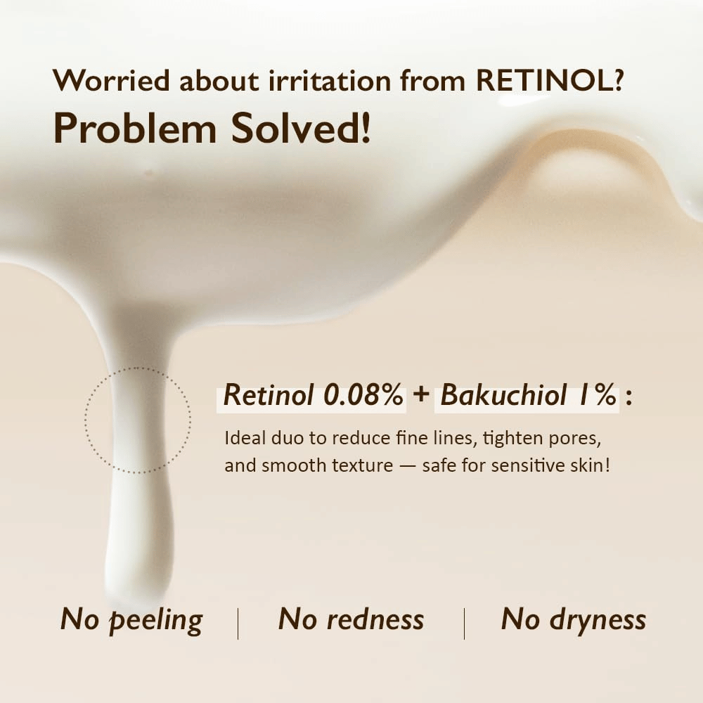 Haruharu Wonder Black Rice Night Knight Retinol Serum με 0,08 % ρετινόλη και 1 % bakuchiol