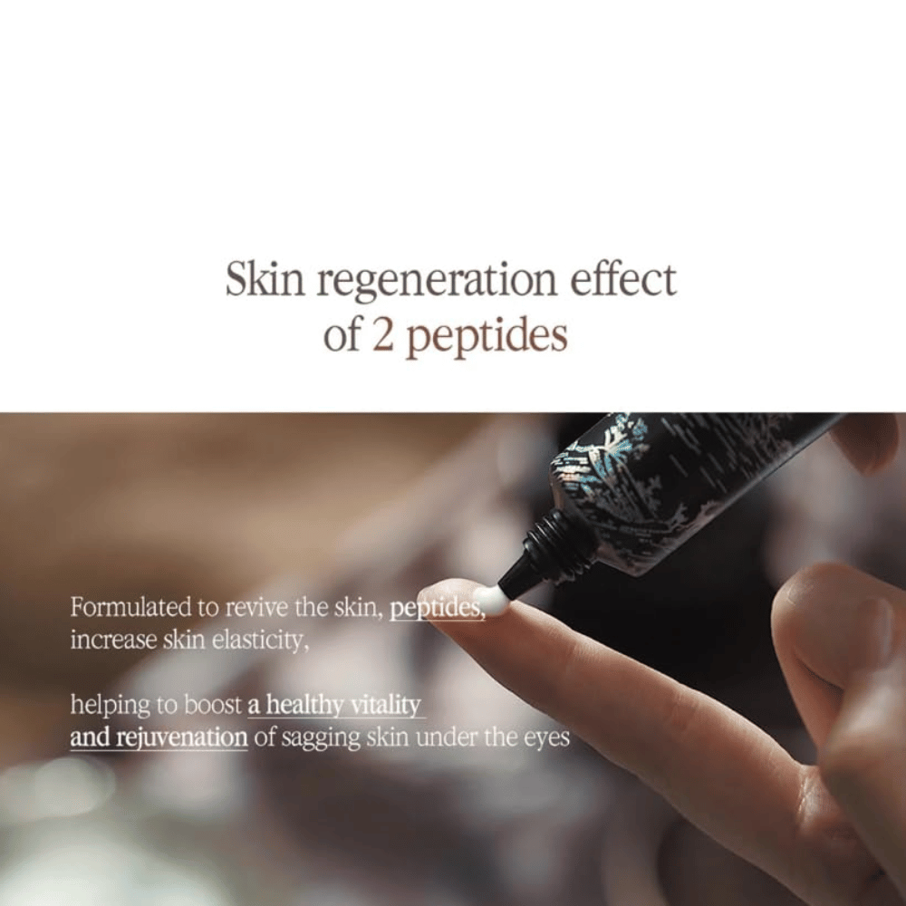 Pyunkang Yul Black Tea Time Reverse Eye Cream με πεπτίδια που βοηθούν στην υποστήριξη της ελαστικότητας της επιδερμίδας και χαρίζουν στην περιοχή γύρω από τα μάτια πιο φρέσκια όψη.