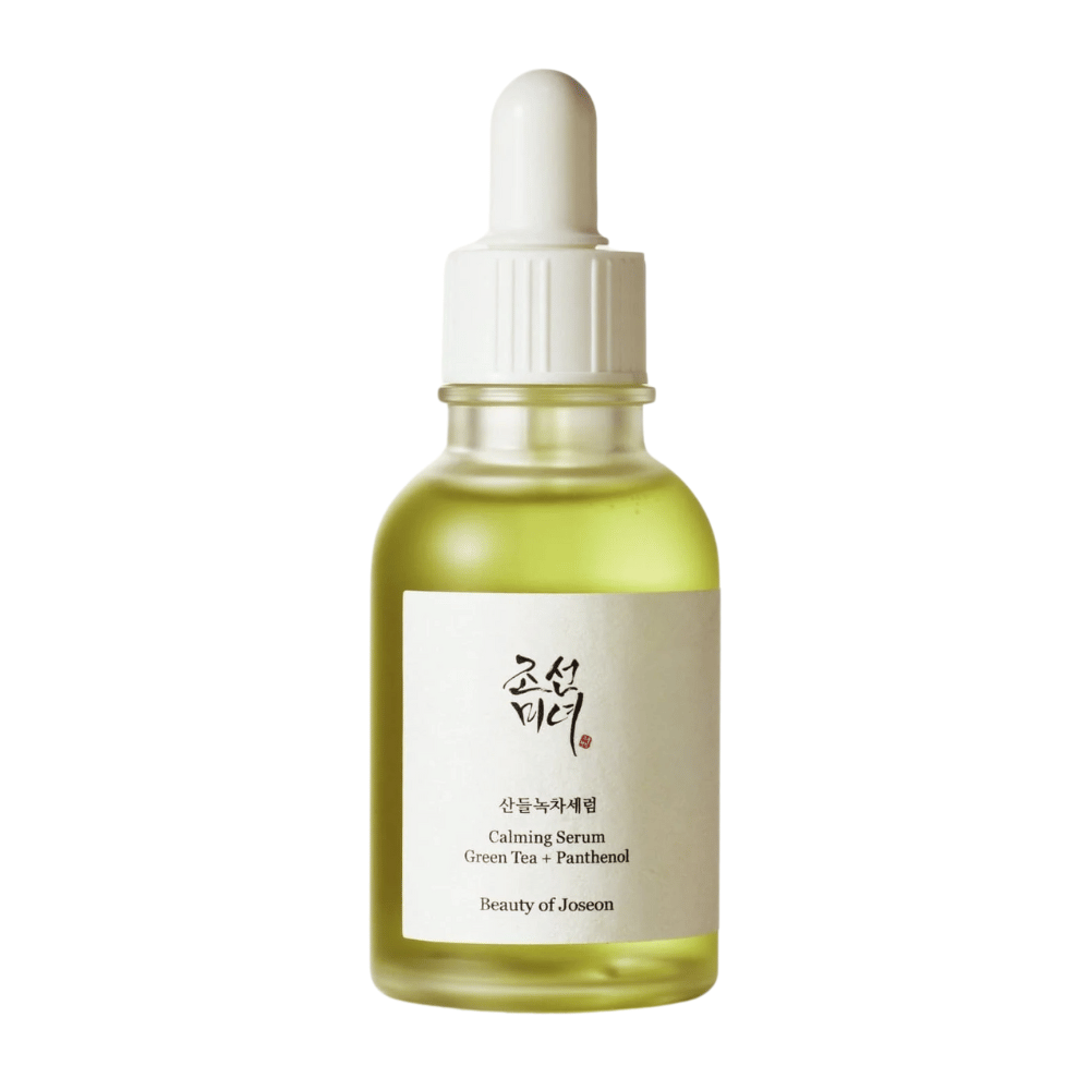 Εικόνα προϊόντος του Beauty of Joseon Calming Serum Green Tea + Panthenol σε μπουκάλι με πιπέτα – ενυδατικός και εξισορροπητικός K-beauty ορός.