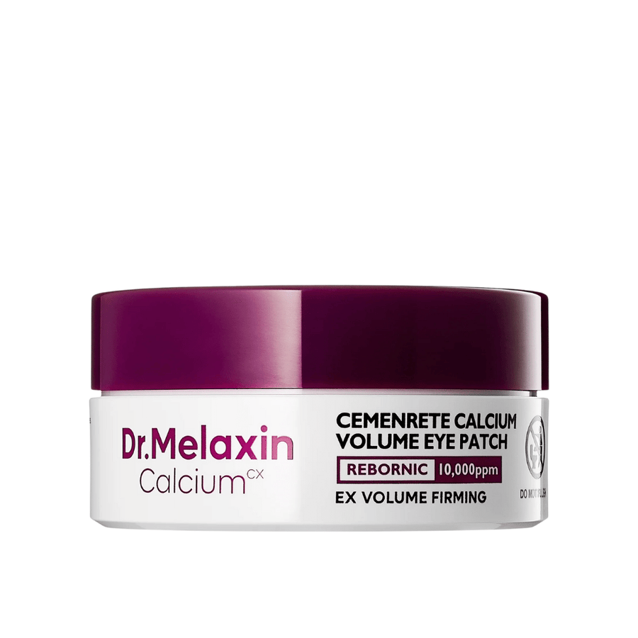 Dr. Melaxin Cemenrete Calcium Volume Eye Patch – ογκοδοτικά επιθέματα υδρογέλης ματιών με ασβέστιο και Rebornic 10 000 ppm για πιο σφριγηλό δέρμα και μειωμένες λεπτές γραμμές.