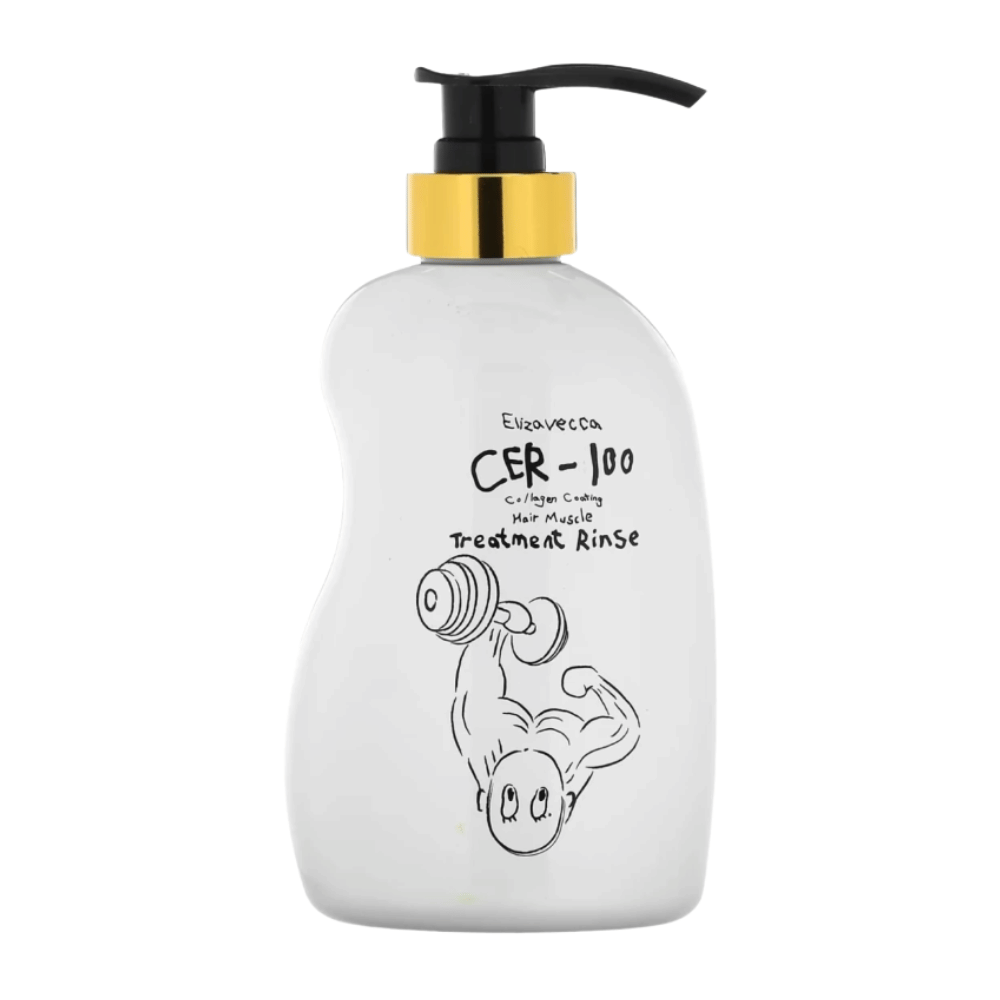 Elizavecca CER-100 Collagen Coating Hair Muscle Treatment Rinse – κορεατικό μαλακτικό που ενισχύει, μαλακώνει και δίνει λάμψη