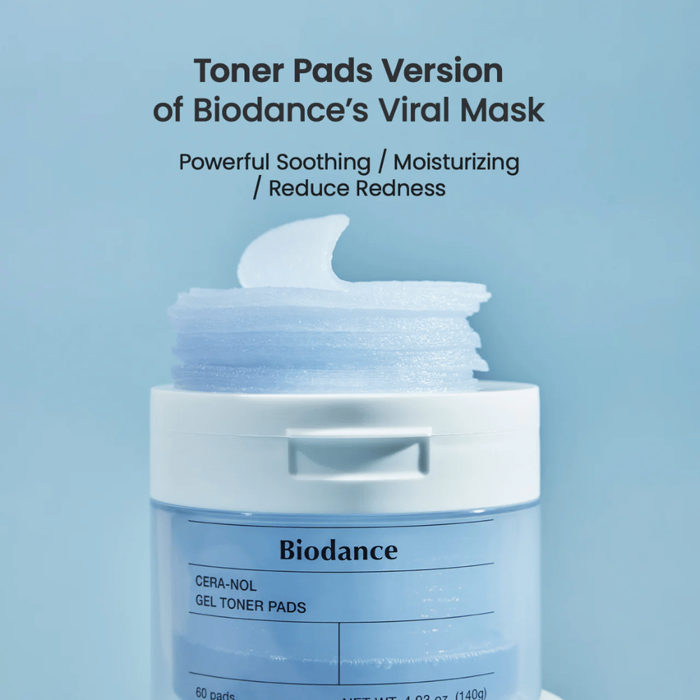 Biodance Cera-Nol Gel Toner Pads – Η viral μάσκα σε πρακτική μορφή επιθέματος!

💙 Καταπραϋντικό & ενυδατικό – μειώνει την ερυθρότητα και ενισχύει τον φραγμό του δέρματος.
✨ Επιθέματα εμπλουτισμένα με τζελ – παρέχουν εντατική ενυδάτωση και δροσιστική επίδραση.
🌿 Ιδανικό για ευαίσθητο δέρμα – ανακουφίζει από ερεθισμούς και ισορροπεί το δέρμα.

Απλή και αποτελεσματική περιποίηση για φρέσκια και λαμπερή επιδερμίδα!