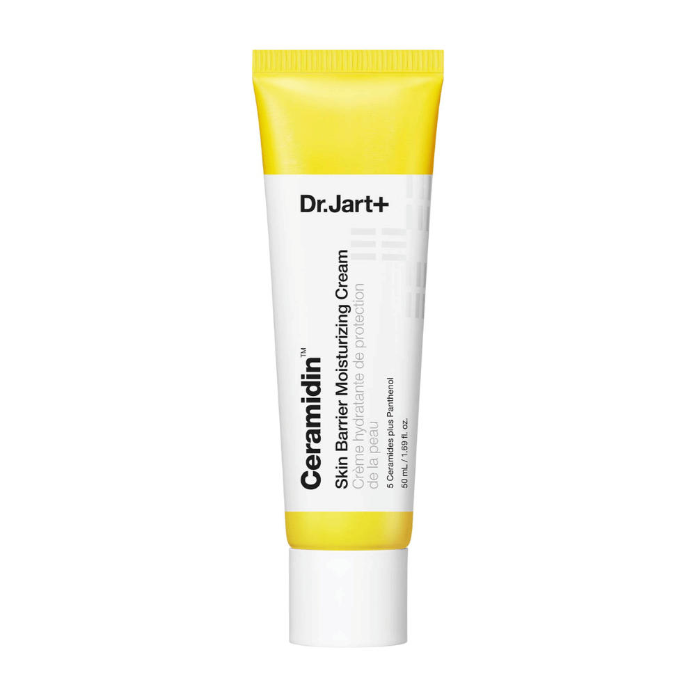 Σωληνάριο με Dr. Jart+ Ceramidin Skin Barrier Moisturizing Cream, ενυδατική κρέμα σώματος.