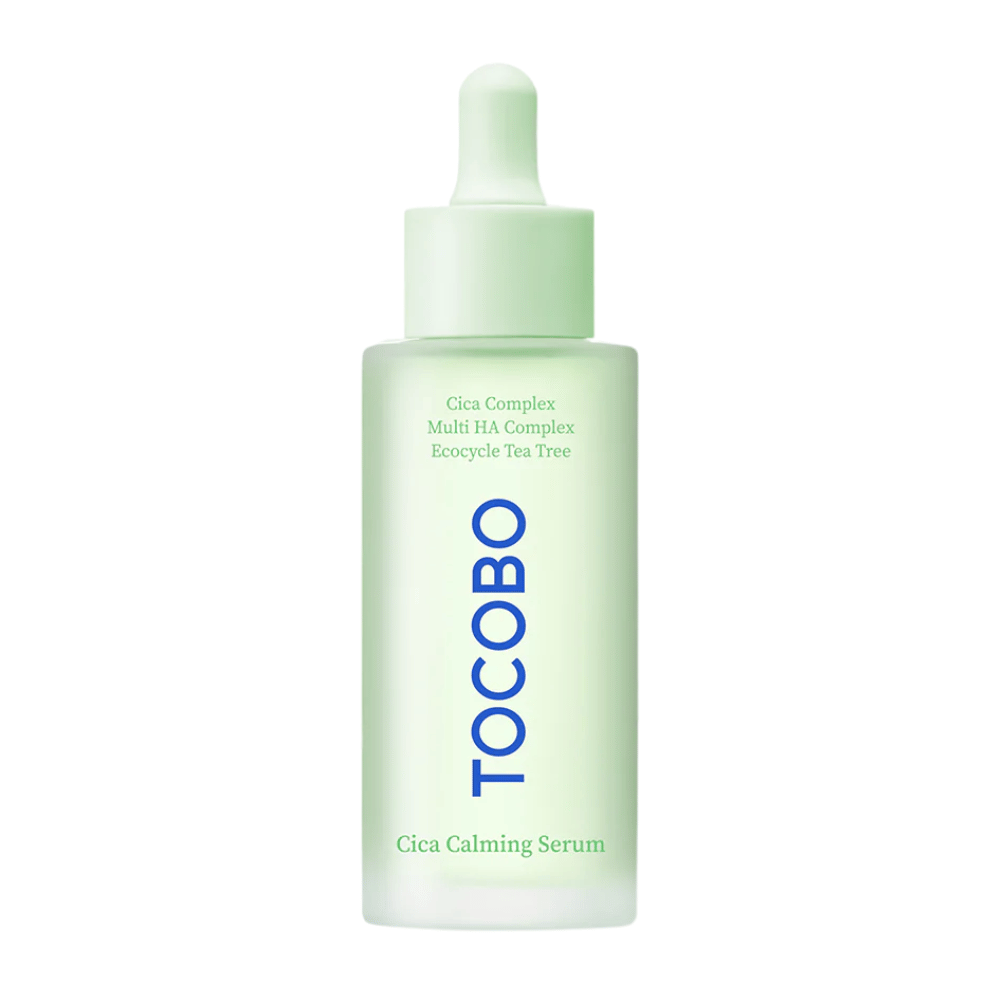 Εικόνα προϊόντος του TOCOBO Cica Calming Serum, βίγκαν κορεατικός ορός προσώπου με σύμπλεγμα cica και υαλουρονικό οξύ για ήρεμο, ενυδατωμένο και ισορροπημένο δέρμα.