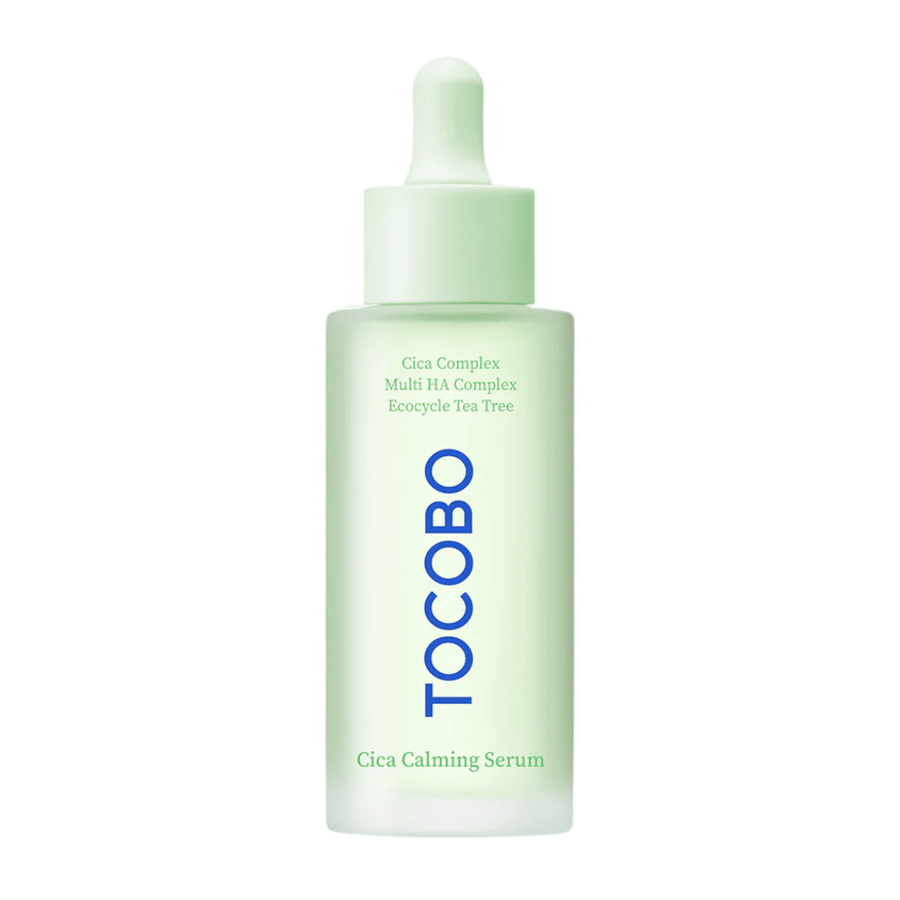 Εικόνα προϊόντος του TOCOBO Cica Calming Serum, βίγκαν κορεατικός ορός προσώπου με σύμπλεγμα cica και υαλουρονικό οξύ για ήρεμο, ενυδατωμένο και ισορροπημένο δέρμα.