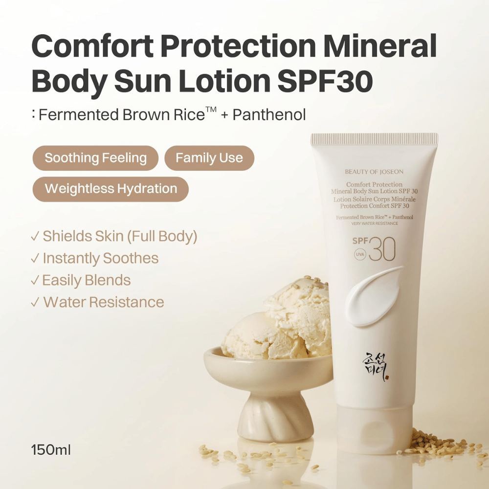 Beauty of Joseon Comfort Protection Mineral Body Sun Lotion SPF30 αντηλιακή προστασία με μέταλλα 150 ml