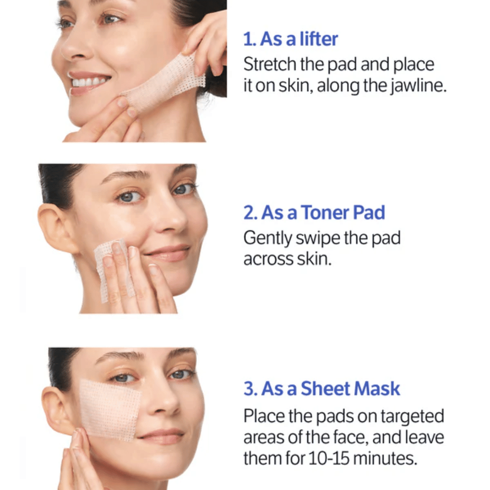 Sungboon Editor Deep Collagen Retinol Pads που χρησιμοποιούνται ως sheet mask για ενυδάτωση, εξομάλυνση του τόνου του δέρματος και μείωση των λεπτών γραμμών