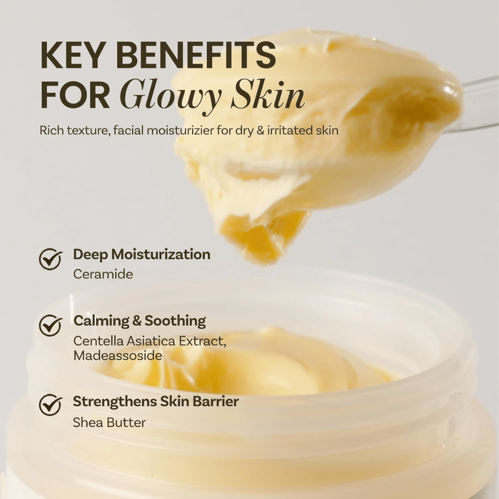 Ongredients Deep Calming Cream – πλούσια, ενυδατική κρέμα με κεραμίδιο και centella που ηρεμεί και ενισχύει τον φραγμό του δέρματος.