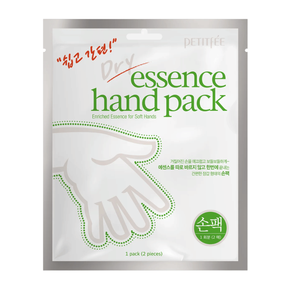PETITFEE Dry Essence Hand Pack επανορθωτική μάσκα χεριών με βούτυρο καριτέ, ουρία και υαλουρονικό οξύ για εντατική ενυδάτωση