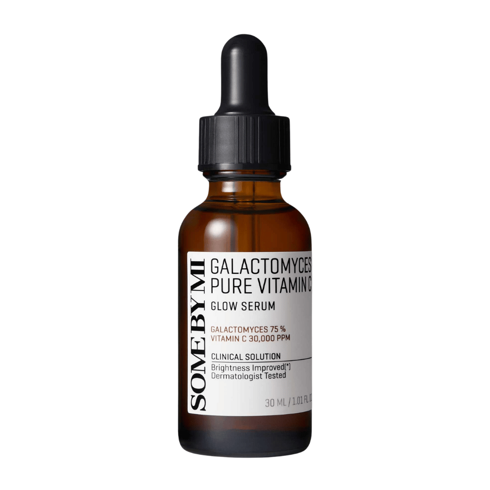Some By Mi Galactomyces Pure Vitamin C Glow Serum είναι ένα προϊόν περιποίησης δέρματος υψηλής συγκέντρωσης με 75% galactomyces και 30.000 ppm βιταμίνη C. Αυτός ο ορός βοηθά στη φωτεινότητα του δέρματος, βελτιώνει τον τόνο του δέρματος και μειώνει την ορατότητα των σκούρων κηλίδων και ανωμαλιών.