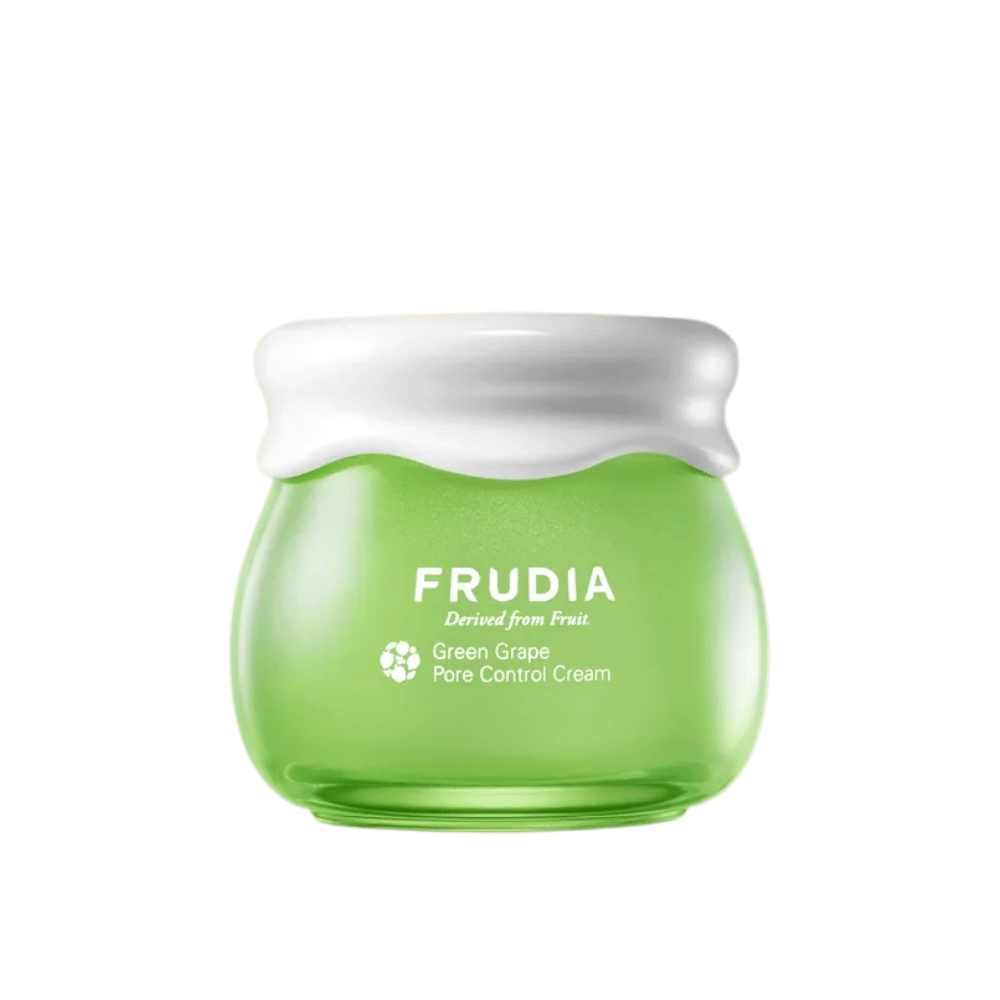 FRUDIA Green Grape Pore Control Cream – κρέμα προσώπου με μείωση πόρων με εκχύλισμα πράσινου σταφυλιού για λιπαρό και μικτό δέρμα.