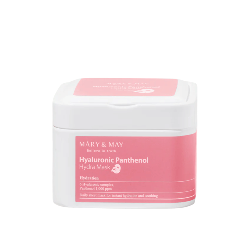 Mary & May Hyaluronic Panthenol Hydra Mask – κορεάτικη μάσκα προσώπου με σύμπλεγμα υαλουρονικού οξέος και πανθενόλη 1000 ppm για βαθιά ενυδάτωση