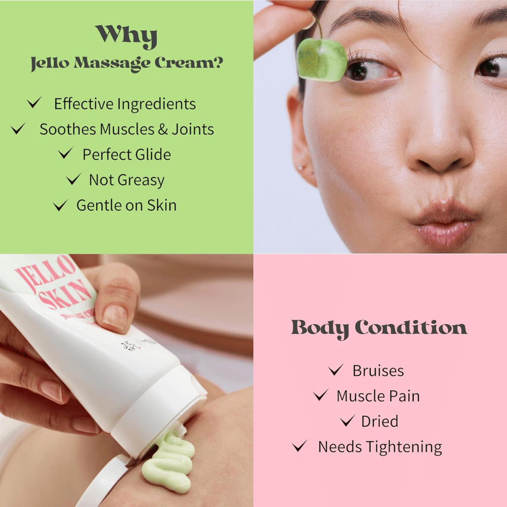 Beauty of Joseon Jello Skin Massage Cream για πρόσωπο και σώμα με μεταξένια αίσθηση, ενυδάτωση και σύνθεση φιλική για μασάζ.