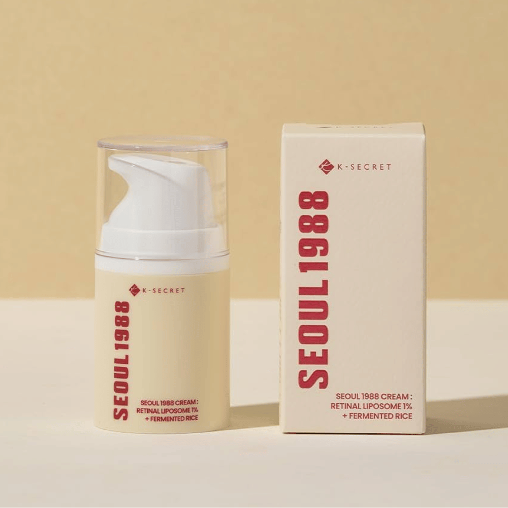 Εικόνα προϊόντος με συσκευασία για SEOUL 1988 Cream : Retinal Liposome 1% + Fermented Rice 50ml