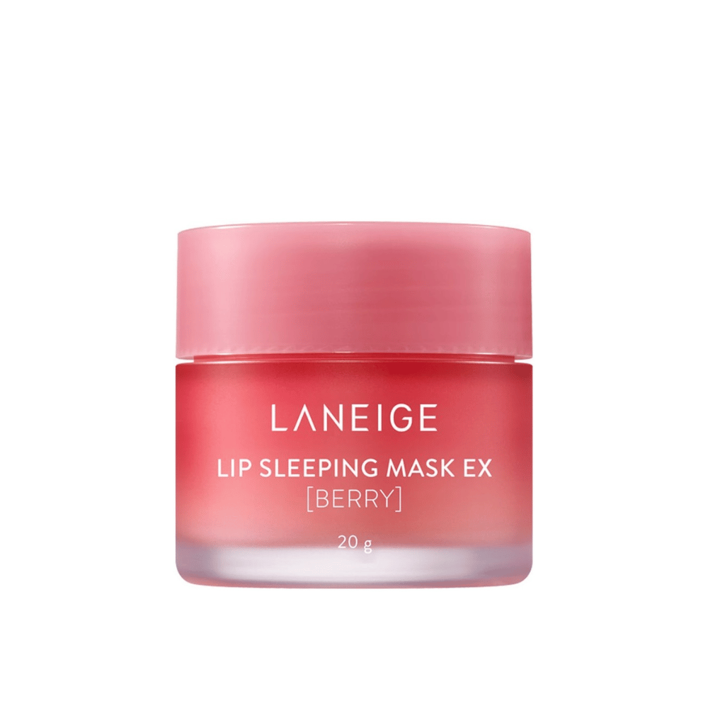 LANEIGE Lip Sleeping Mask Berry 20g, μια K-beauty μάσκα χειλιών εμπλουτισμένη με αντιοξειδωτικά.
