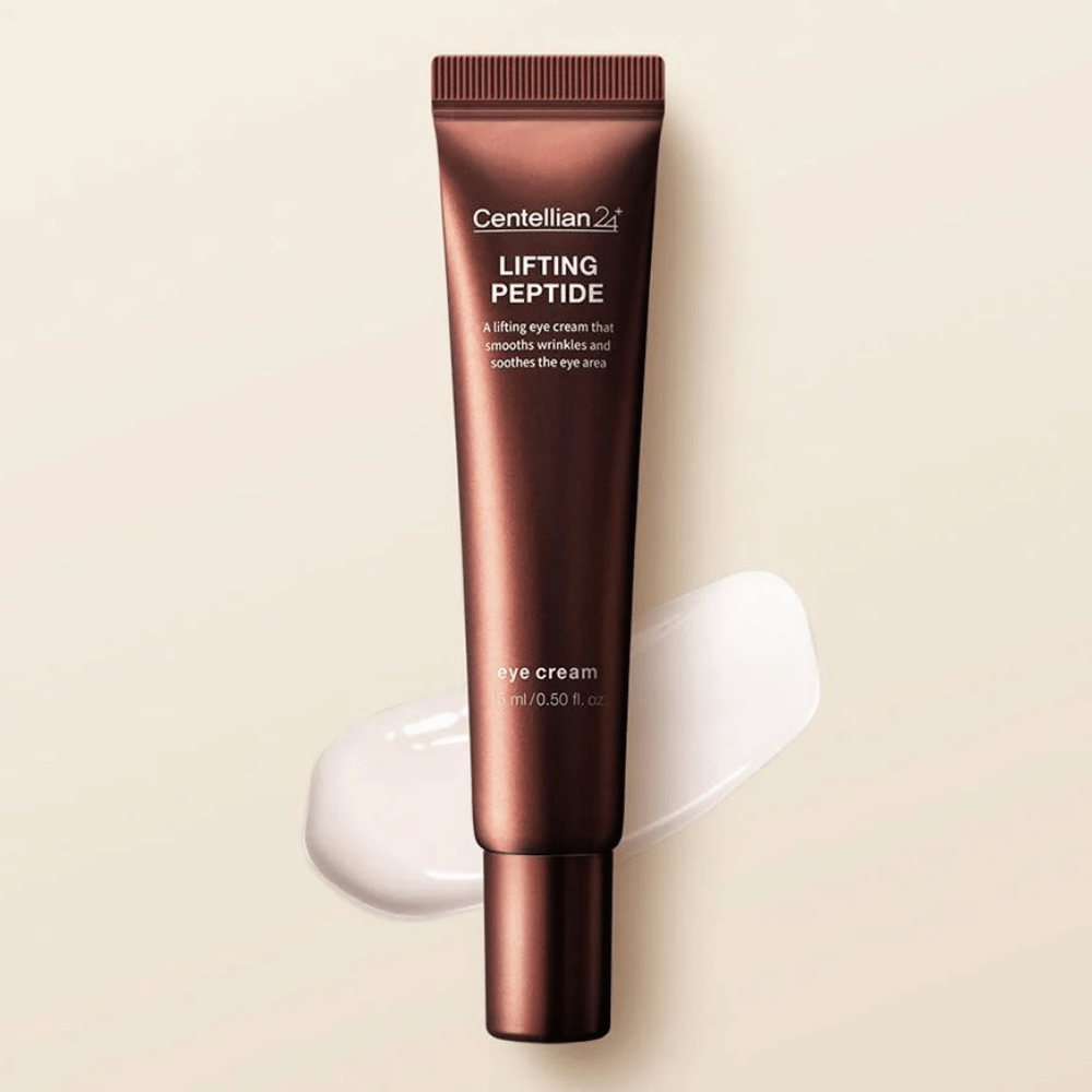 Centellian24 Lifting Peptide Eye Cream κρέμα ματιών – κορεατική κρέμα ματιών με πεπτίδια που βοηθά στην ενυδάτωση του δέρματος γύρω από τα μάτια και στη μείωση της ορατότητας των λεπτών γραμμών και ρυτίδων.