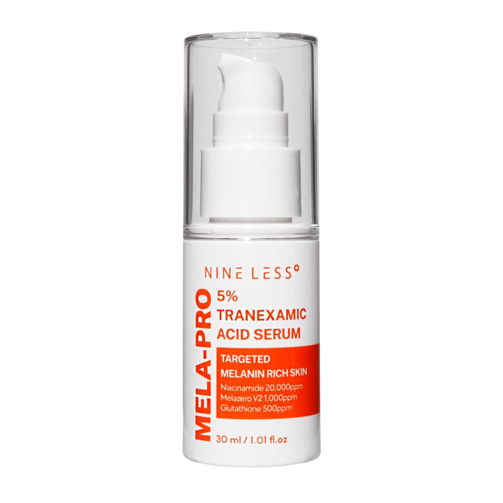 NINE LESS MELA-PRO 5% Tranexamic Acid Serum 30 ml, κορεάτικος ορός κατά των κηλίδων και ανομοιόμορφου τόνου δέρματος.