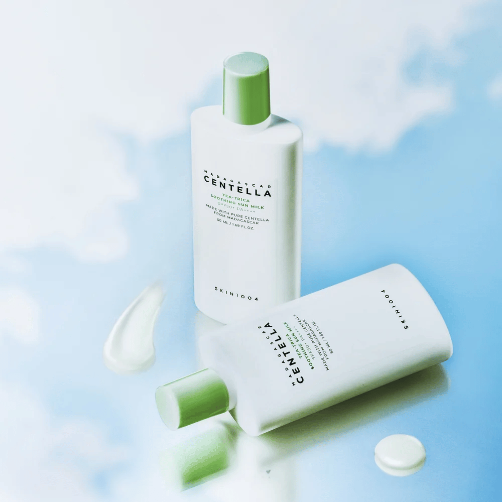 SKIN1004 Madagascar Centella Tea-Trica Soothing Sun Milk SPF50+ PA++++ ενυδατικό χημικό αντηλιακό προσώπου
