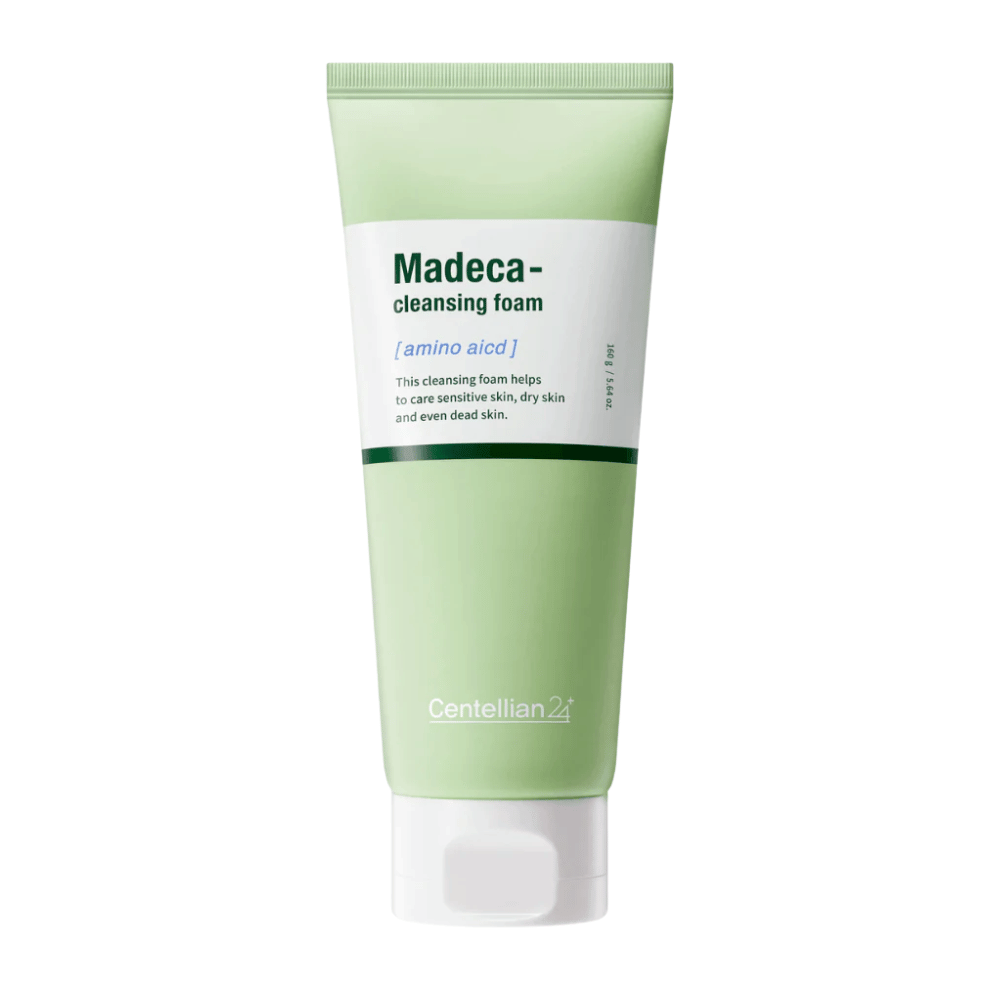Centellian24 Madeca Amino Acid Cleansing Foam καθαριστικό προσώπου – απαλό κορεάτικο cleansing foam με Centella Asiatica και αμινοξέα που καθαρίζουν το δέρμα απαλά και βοηθούν στη διατήρηση της ισορροπίας της υγρασίας του δέρματος.