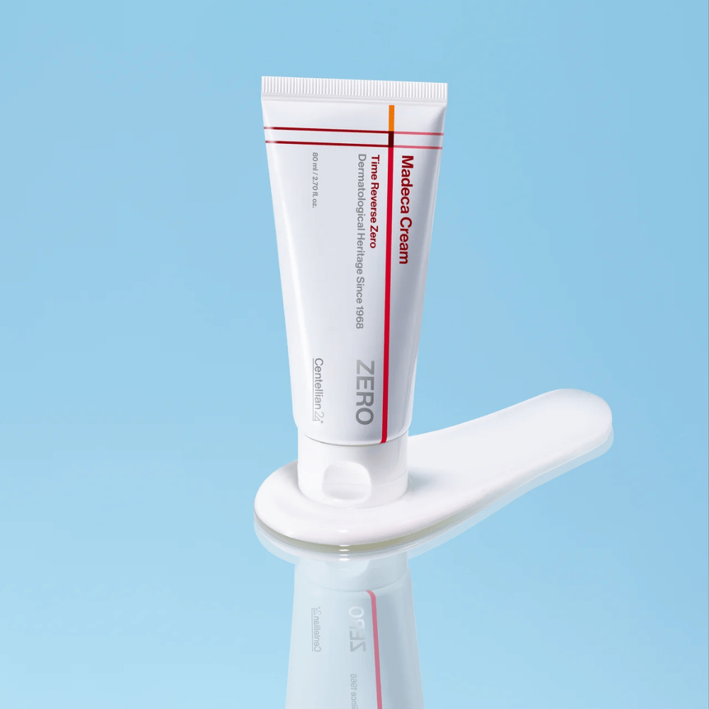 MADECA Cream Time Reverse Zero εφαρμόζεται σε υφή κρέμας – απαλή και ελαφριά κρέμα προσώπου που απορροφάται γρήγορα και είναι κατάλληλη για ευαίσθητο και στρεσαρισμένο δέρμα.