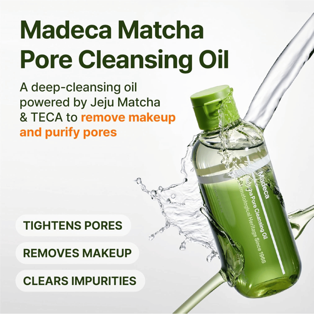 Centellian24 Madeca Matcha Pore Cleansing Oil με Jeju matcha για βαθύ καθαρισμό των πόρων