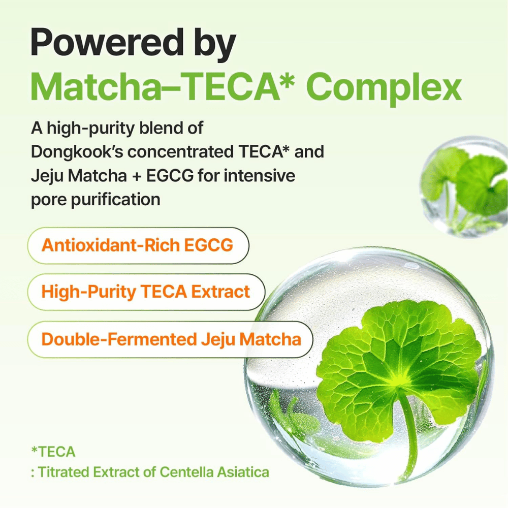 Centellian24 Madeca Matcha Pore Cleansing Oil με Matcha-TECA Complex για καθαρισμό των πόρων